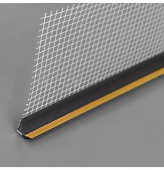 Профиль оконный примыкающий с сеткой графитовый ProfiGips